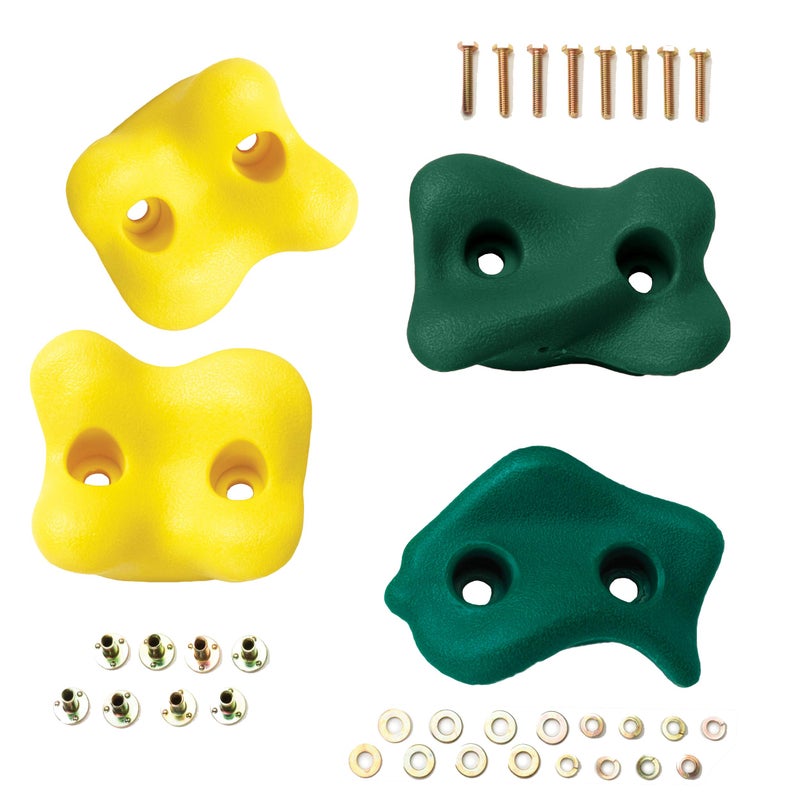 Swing-N-Slide WS 4781 Set of Twelve Climbing Rocks with Hardware - Accessories for Backyard & Outdoor Playsets - Image 4
